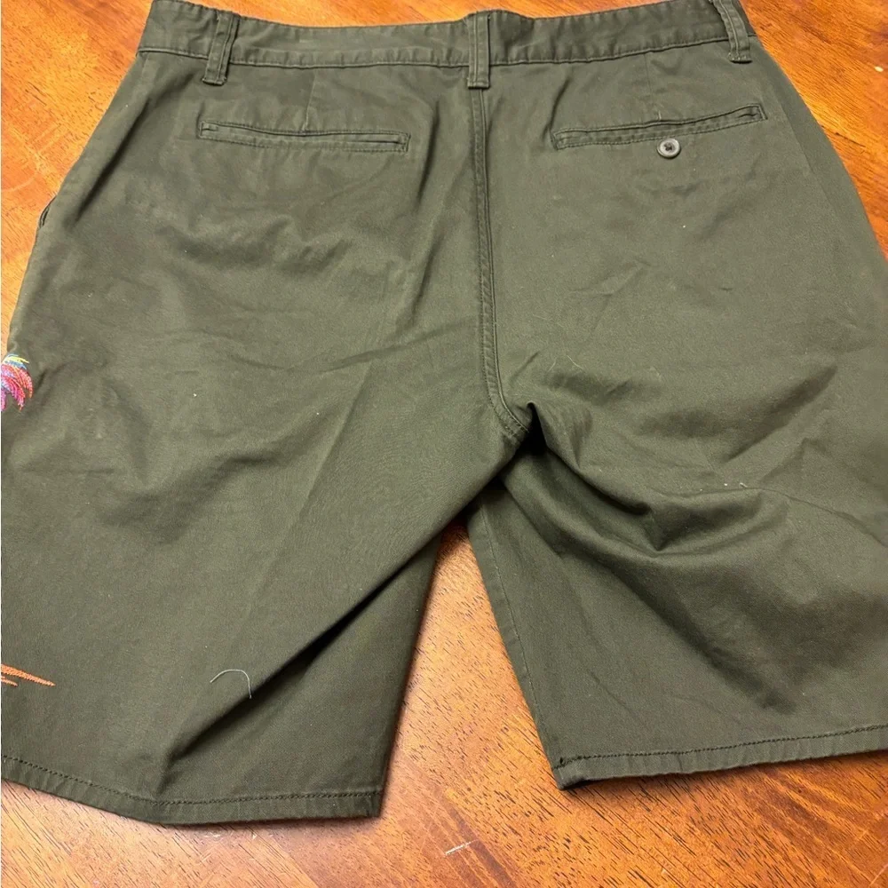American Rag canvas embroidered shorts size 34